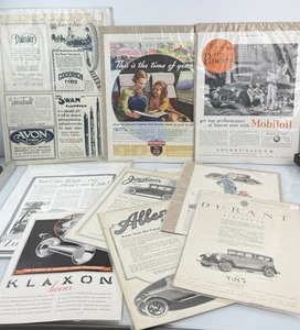 Vintage Konvolut 10 Werbeprospekte und Prospekte aus den 1910-30er Jahren - Bild 1 von 11