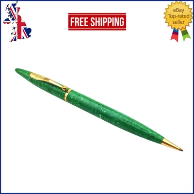 VINTAGE SHEAFFER OVERSIZE BALANCE MECHANICAL PENCIL IN JADE GREEN GOLD TRIM USA - Image 1 of 4