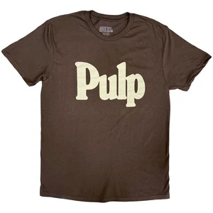 Pulp - Nuovo Logo - T-shirt Marrone - Foto 1 di 1