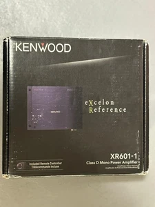 Kenwood eXcelon XR601-1 Class D Mono Subwoofer Amplifier 600W RMS - Picture 1 of 4