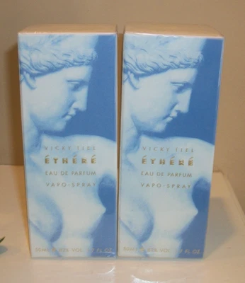 (2) *ETHERE* Por Vicky Tiel Para Mujer EDP Spray 1.7 OZ / 50 ml Nuevo en Caja Sellada Foto 1 de 3