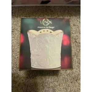 Nuovo con scatola Lenox | Candela votiva angelo luci allegre vintage decorazione natalizia - Foto 1 di 7