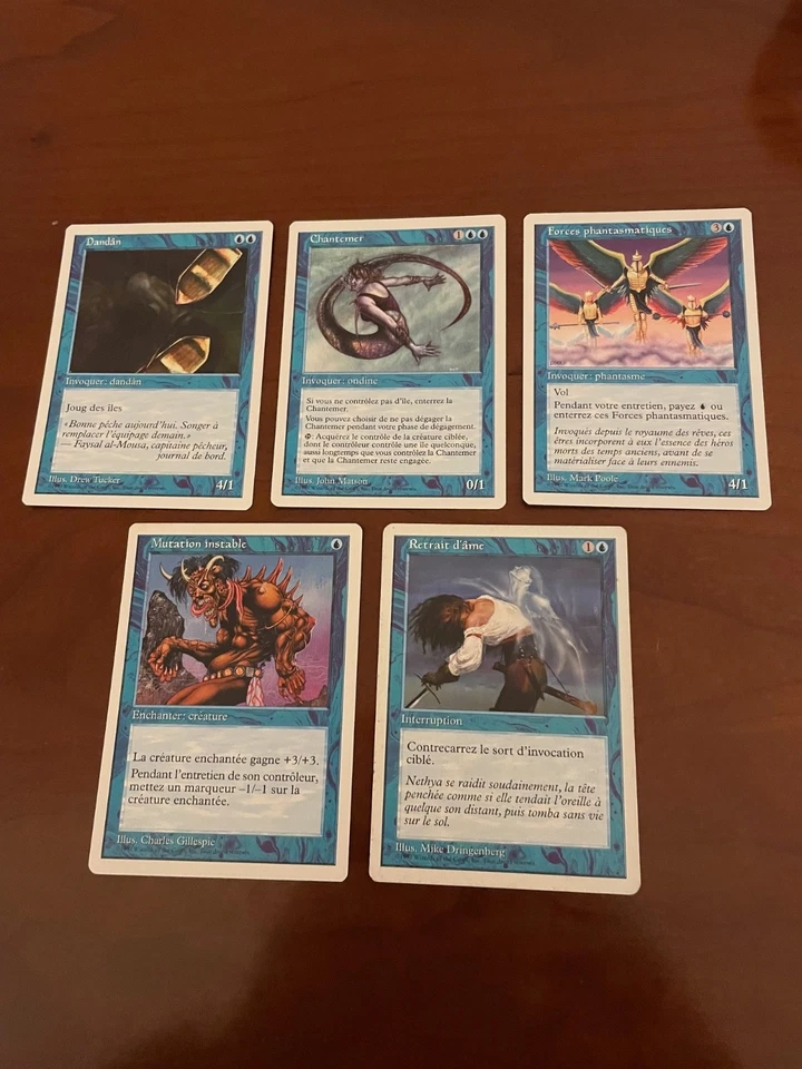 MTG Magic Lot 5 cartes 5ème Edition - FR - NM - Near Mint - Photo 1/2