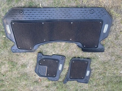 RAM 1500 Crew Cab Laramie Longhorn Edition Floor Mats Brown 3pc Set 2019 OEM VGC - Image 1 of 4