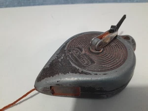 Vintage Chalk Line Reel Metal Case UK Brickies Line Rolson - Heavy duty - Bild 1 von 9