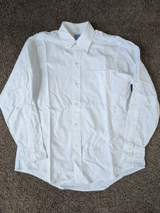 Mercer & Sons White Oxford Cloth Button Down OCBD 15.5 x 33 Made in USA - Picture 1 of 2