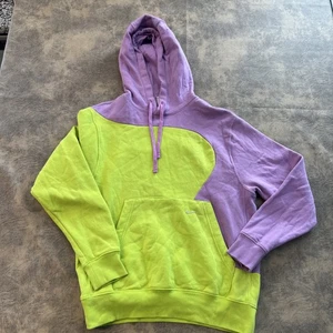 Nike Club Fleece Men's Color Clash Hoodie Size Small Lavender Neon Sweatshirt - Picture 1 of 10