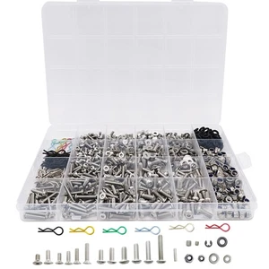 HOPLEX 1008PCS Universal RC Screw Kit Screws Assortment Set 304 Stainless Ste... - Picture 1 of 7