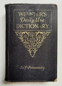 Webster's Daily Use Dictionary - Self-Pronouncing - 1932 Grosset Dunlap - Imagen 1 de 9