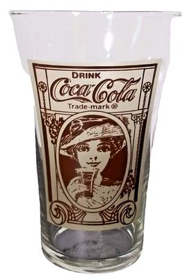 Coca Cola Archives Turn of the Century 1900 Coke Archives 16oz  Flair Glass Coke - Image 1 of 4