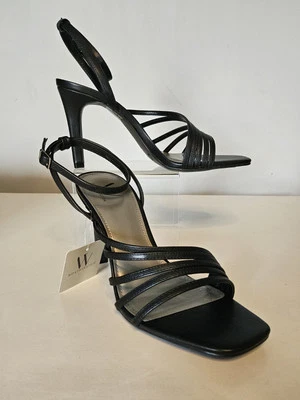 Sandalias de vestir Worthington Estero negras de tacón para mujer talla 9M Foto 1 de 4