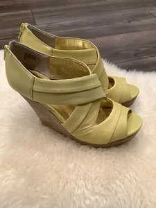 Zapatos de cuña Seychelles amarillos 8,5 USADOS UNA VEZ PLATAFORMA - Imagen 1 de 13