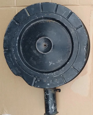 Conjunto de carcasa de carburador de metal negro purificador de aire Plymouth Fury III 383 1968 Foto 1 de 4