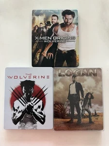 Wolverine-The Wolverine-Logan MetalPak/ Steelbook Collection (4K+Blu Ray) Noir - Picture 1 of 11