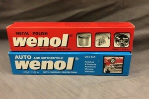 Original Red and Blue Wenol Metal Polish 2 Pack FASTEST SHIPPING!!!! 