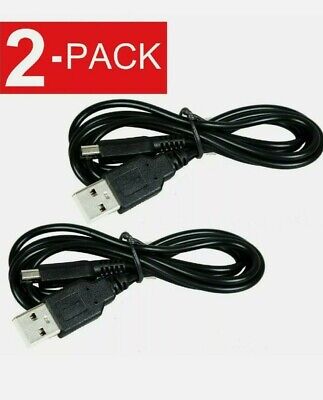 2-Pack USB Charger Power Cable Cord Plug For Nintendo 3DS / DSi / DSi LL / XL • 6.99£