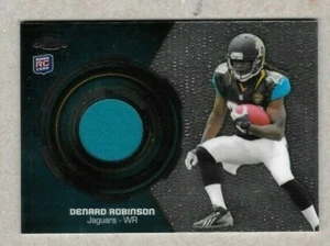 2013 Topps Topps Chrome Football RC Denard Robinson Jacksonville Jaguars Jersey - Picture 1 of 1