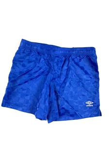 Umbro Youth Shorts 14-16 Blue Boys Girls Unisex Soccer Sports Futbol Nylon - Picture 1 of 8