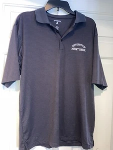 men’s Antigua university of Mount Union golf polo gray size medium - Picture 1 of 4