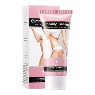 2PC Fat Burning Cream Slimming Hot Body Weight Loss Anti-Cellulite Skin Firming