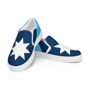 New Minnesota State Flag Men’s slip-on canvas shoes - Picture 1 of 35