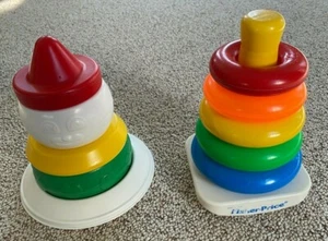 CLASSIC Stacking Infant Toys - Rings &Snowman - Excellent Used Condition!! - Picture 1 of 1