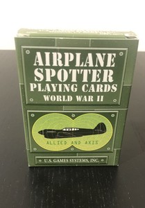 New SEALED Airplane Spotter Playing Cards World War II