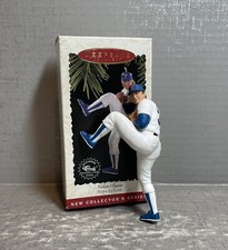 Hallmark Keepsake Ornament Nolan Ryan At the Ballpark #1 Baseball 1996 With Card