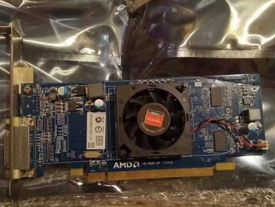 REFURB DELL HFKYC 1CX3M AMD ATI RADEON HD 6350 512MB PCIEX16 DMS-59 GPU CARD - Image 1 of 4