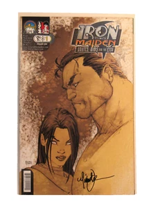Iron and the Maiden 1 Special Sketchbook NMMT Signed Michael Turner COA Aspen - Picture 1 of 3