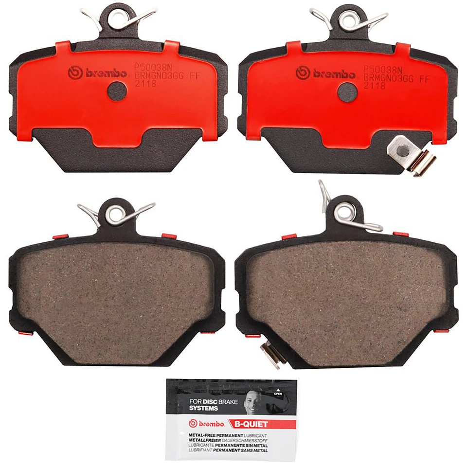 For 2008-2016 Smart Fortwo Brembo Front Ceramic Disc Brake Pads Set Kit - Image 1 of 4