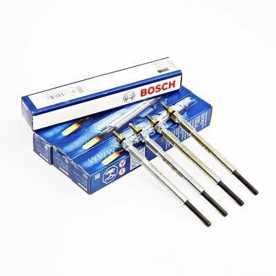 4x Bosch Glühkerzen für Ford Fiesta V Focus II  C-Max Fusion 1.4 1.6 TDCI - Bild 1 von 4