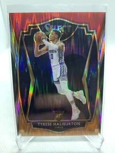 2020-21 Select Basketball Shock Flash Prizm RC Tyrese Haliburton Premier #189 - Picture 1 of 2