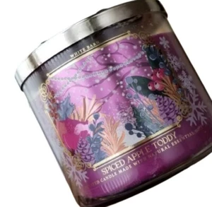 Bath &  Body Works Spiced Apple Toddy 3 Wick Holiday Candle - Picture 1 of 4