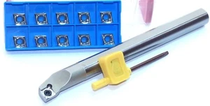 1x Bohrstange S20R SCLCR 09 + 10x CCGT 09T308-AL K10 für ALU, NE-Metalle - Picture 1 of 2