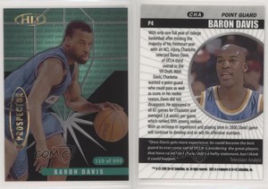2000 Sage Hit Prospector Emerald /999 Baron Davis #P4