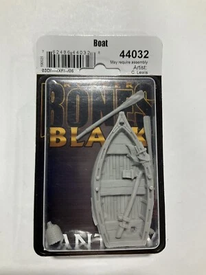 Reaper Bones Black Miniatures Boat Nib 44032 - Image 1 of 2
