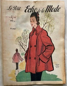 LE PETIT ECHO DE LA MODE n° 11 du 12 Mars 1950 revue ancienne  - Picture 1 of 2