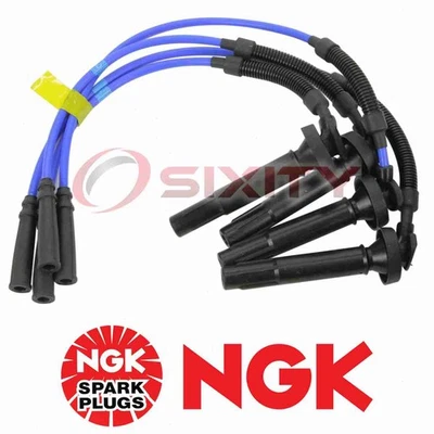 Juego de cables de bujía para Subaru Forester NGK 2,5 L H4 1999-2004 de colección Foto 1 de 4