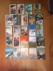 Genuine Vintage,Swap/playing cards. Group, Beautiful Scenes . - Picture 1 of 1