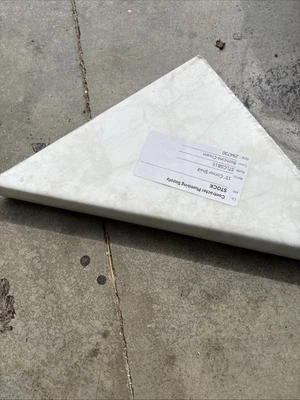 FlexStone Estante Esquina de Ducha 15 pulgadas con Soporte Nicho en Crema Botticino Foto 1 de 4