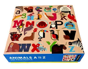 Tiere A bis Z 500 Teile Puzzle ~ 100 % vollständig - ABC - Mudpuppy Alter 8-99 SCHÖN - Bild 1 von 6