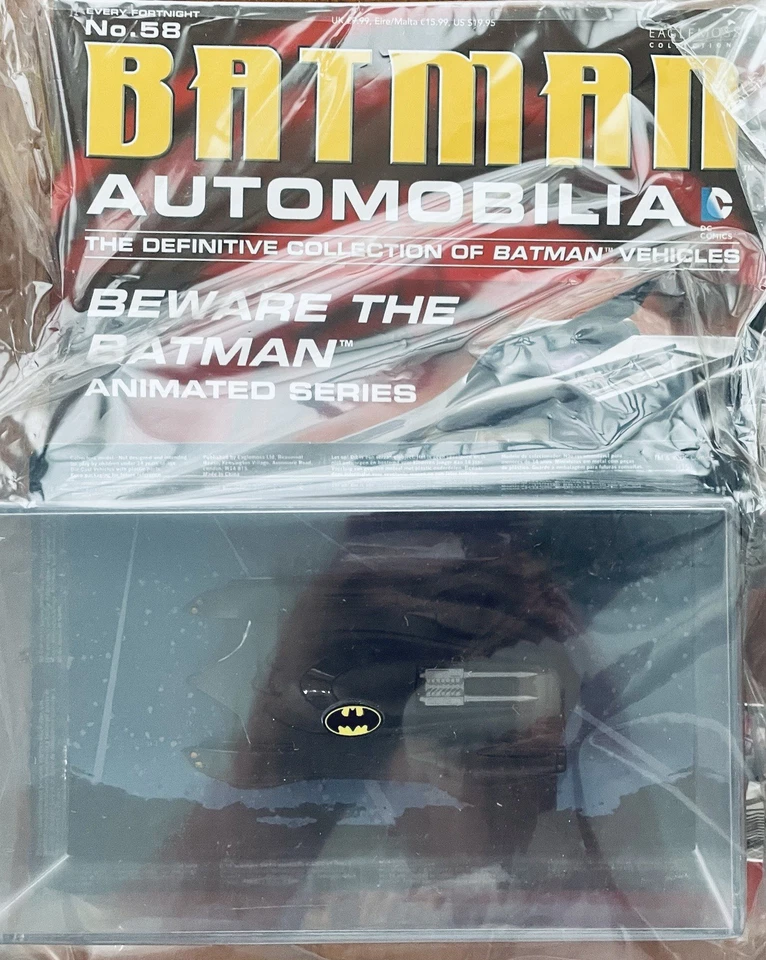 Eaglemoss Batman Automobilia Die-Cast 1:43, #58 New Sealed, Beware of the Batman - Image 1 of 1