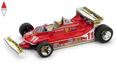 1/43 BRUMM FERRARI F1  312T4 N 11 WORLD CHAMPION WINNER MONACO GP 1979  RED - Immagine 1 di 3