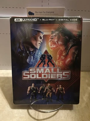 NEW Small Soldiers 4K SteelBook UHD Blu-ray [1998] Small Dent - Ships Next Day - Image 1 of 4