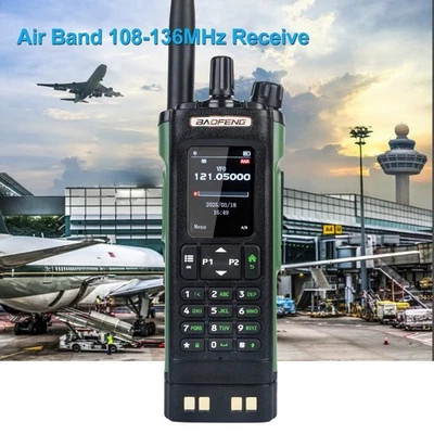 Baofeng DM32 AIRBAND Radio Pre loaded with UK Airport frequencies & air antenna. - Image 1 of 4