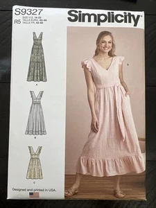 UNCUT Simplicity S9327 Misses Dresses Variations R5 (14-22) Sewing Pattern - Picture 1 of 2