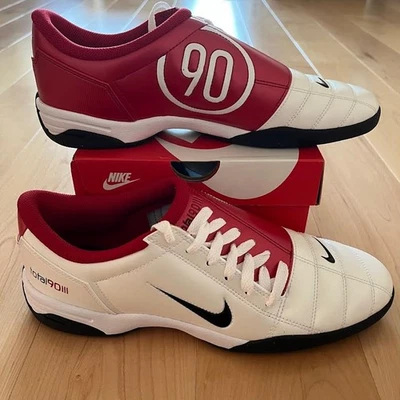 Nike Total 90 3 SP Indoor Shoes White Gym Red HQ2851-100 (ALL SIZES AVAILABLE)✅ - Image 1 of 4