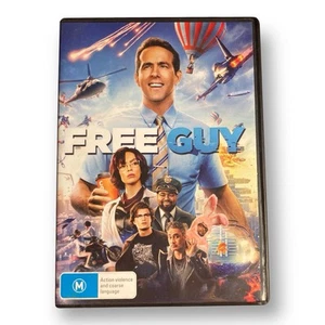 LIKE NEW Free Guy DVD 2021 Region 4 Ryan Reynolds Jodie Comer Action Comedy Pal - Picture 1 of 3