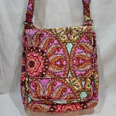 Vera Bradley Resort Medallion Mailbag Bandolera Bolso Mensajero Cartera Foto 1 de 4